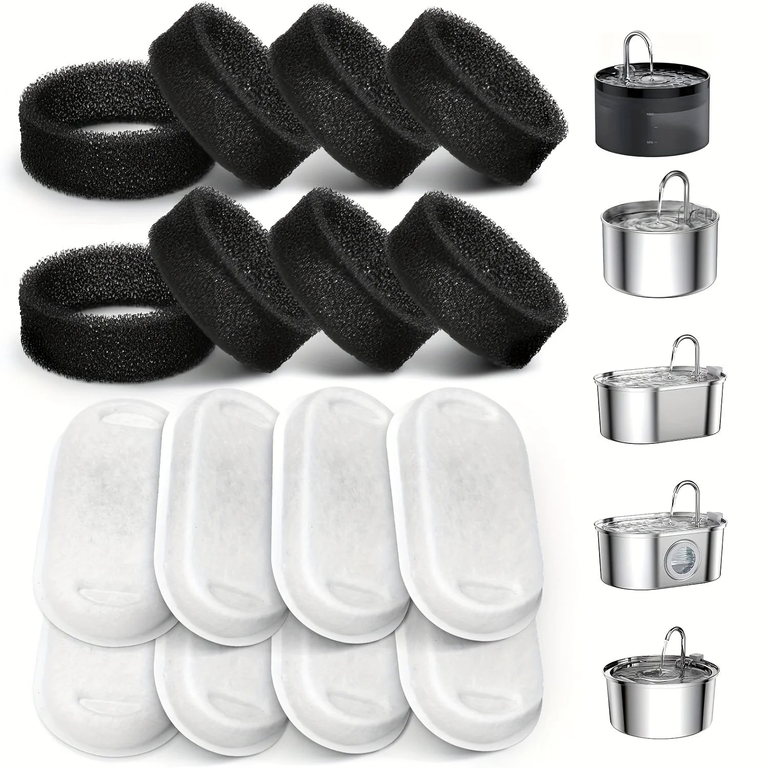 Pack de 8 Filtros de Carbón Activo ZenPet™